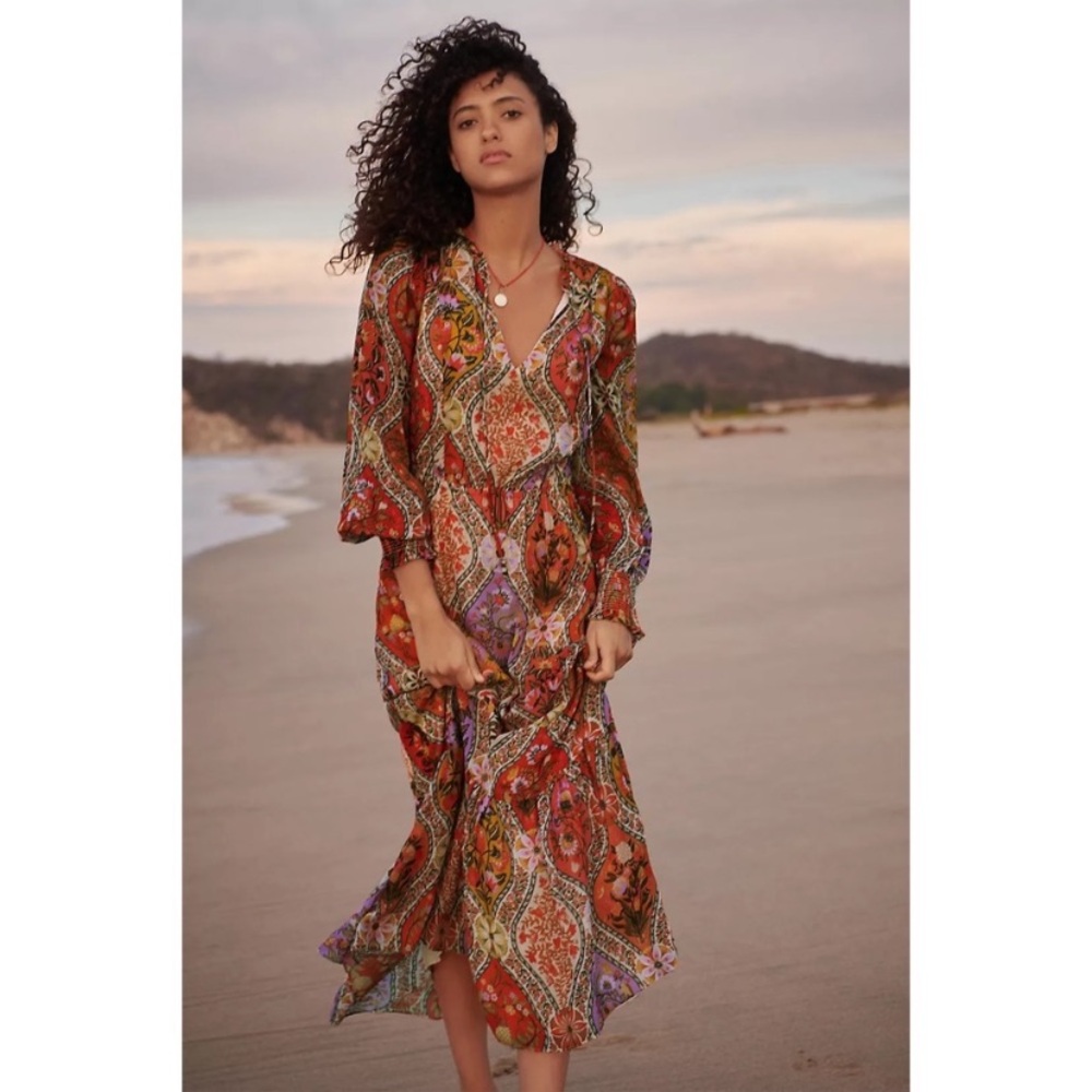 Farm Rio Mosaic Maxi Dress